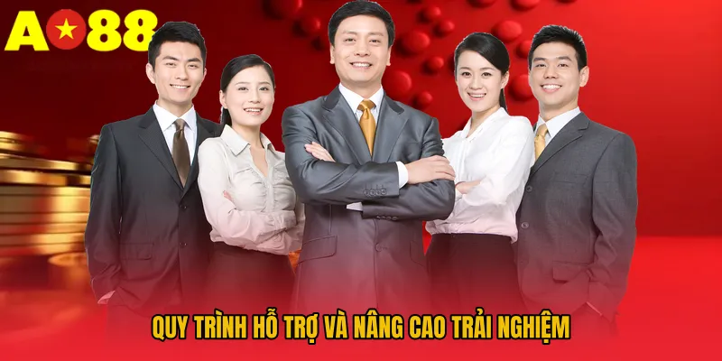 Chăm Sóc Khách Hàng AO88 - Dịch Vụ 6 Sao Duy Nhất Trên Thị Trường 3 Quy trình hỗ trợ và nâng cao trải nghiệm